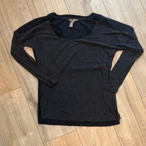 BANANA REPUBLIC Long Sleeve Lightweight Two Tone Material Blouse Top